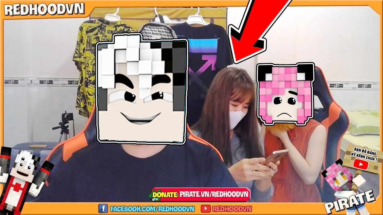 MỀU BỊ REDHOOD CƯỠNG H&Ocirc;N TR&Ecirc;N STREAM*REDHOOD STREAM HYPIXEL AI L&Agrave; KẺ GIẾT NGƯỜI TRONG MINECRAFT