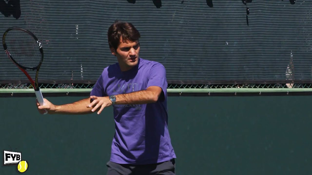 Roger Federer Close-Up Slow Motion HD -- Indian Wells Pt. 07
