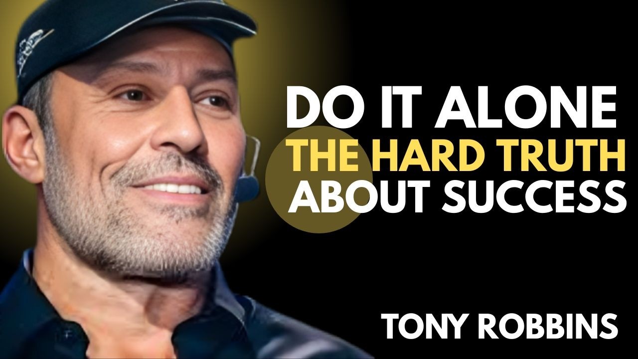 DO IT ALONE THE HARD TRUTH ABOUT SUCCESS |TONY ROBBINS   MOTIVATIONAL SPEECH.
