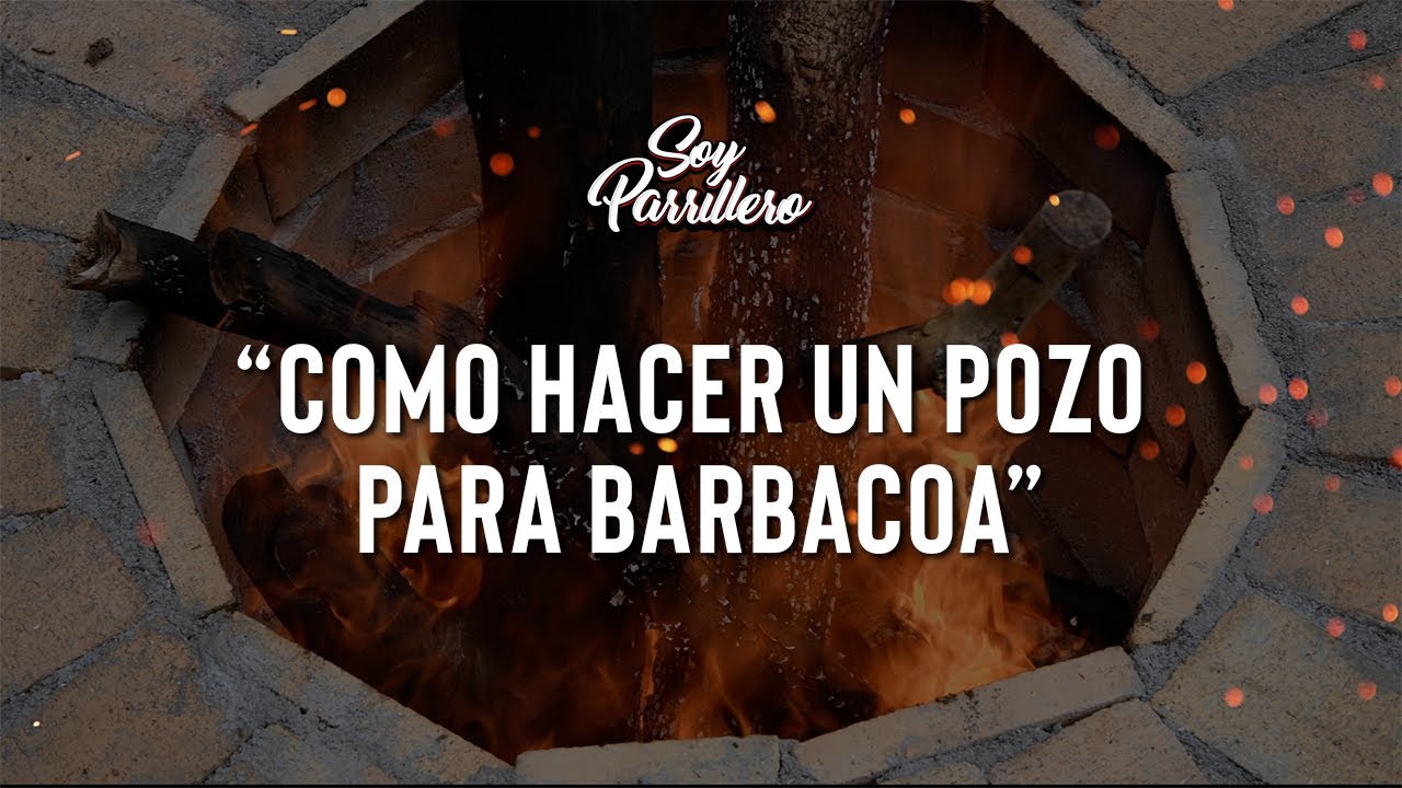 Cómo hacer un pozo para la barbacoa
