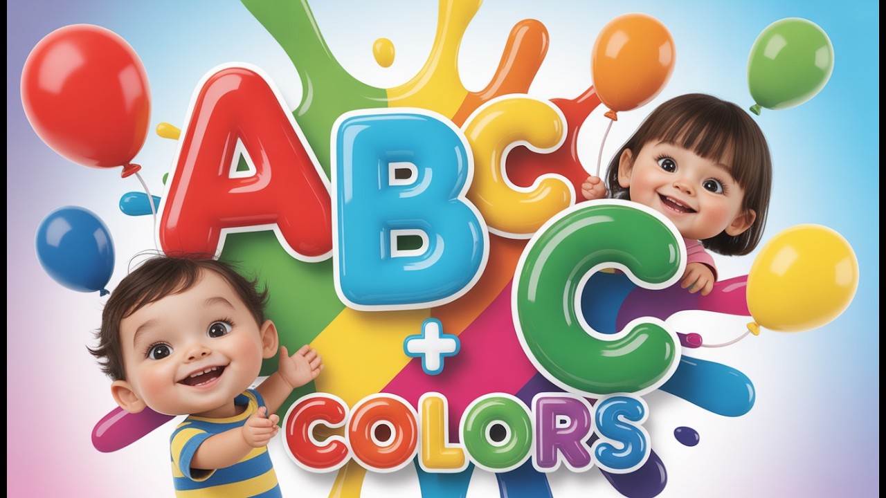 Super Happy ABC Color Carnival 🎡 | A–Z Alphabet & Color Names for Kids