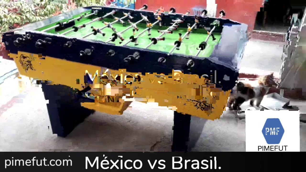 Mira de qu&eacute; material hacemos en Pimefut, el futbolito personalizado: M&eacute;xico vs Brasil.
