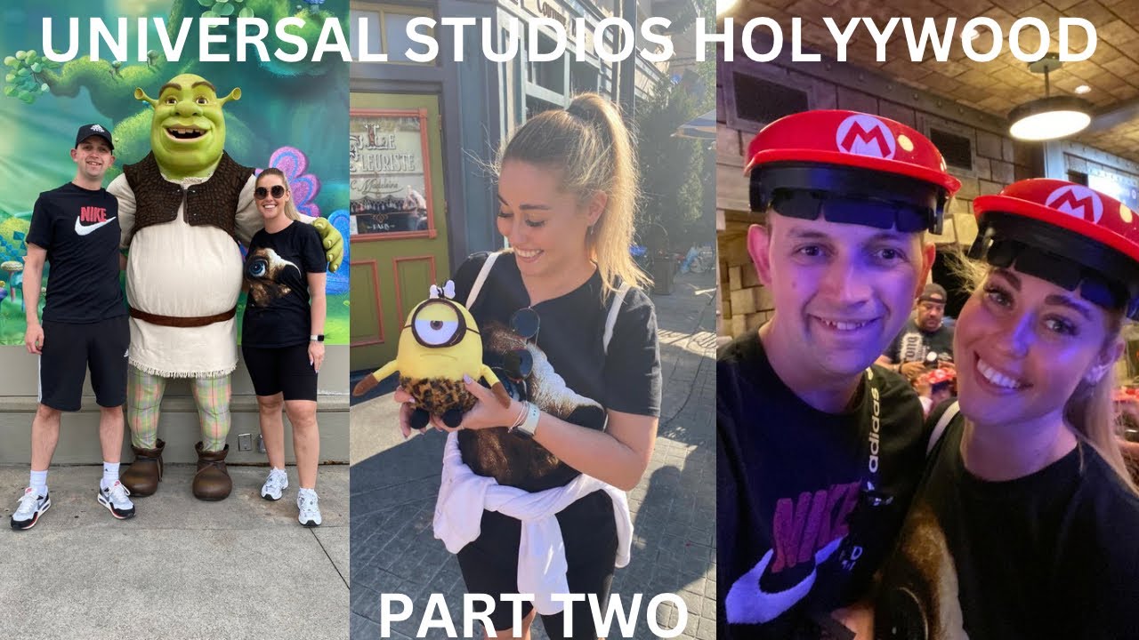 UNIVERSAL STUDIOS HOLLYWOOD | part 2 | studio tour, new super mario ride,  chocolate emporium