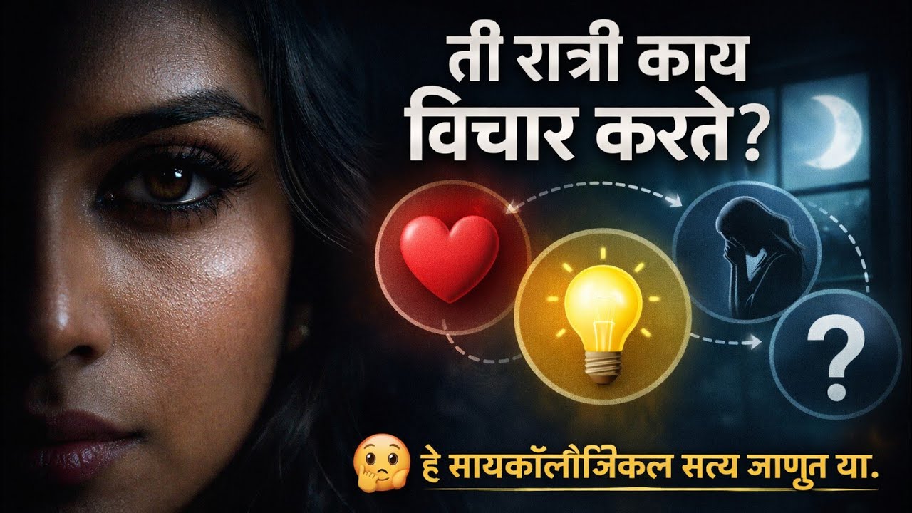 रात्रीच्या वेळी स्त्रिया नक्की काय विचार करतात? ३ धक्कादायक सायकॉलॉजिकल सत्य!