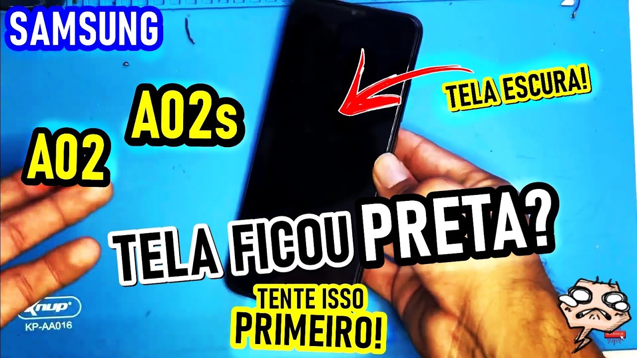 CELULAR A02, A02s N&Atilde;O LIGA OU A TELA FICOU PRETA?  TENTE ISSO ANTES DE LEVAR EM UM T&Eacute;CNICO!