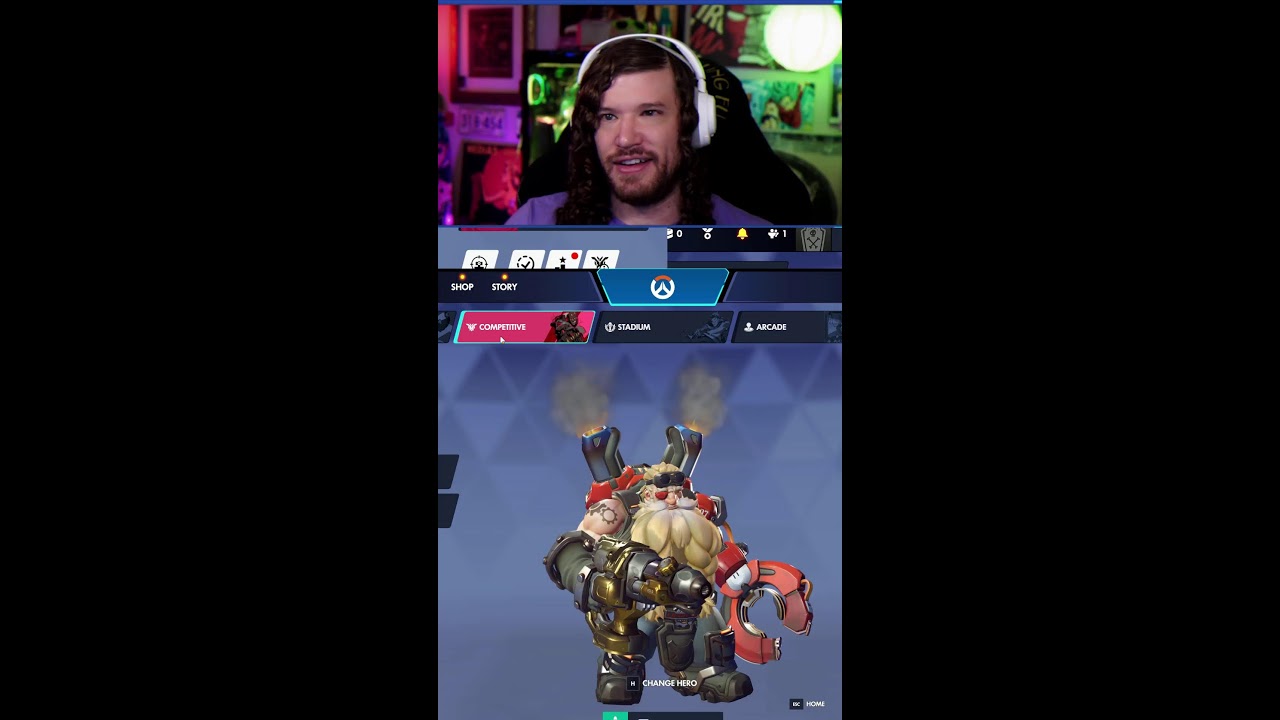 Playing HOT Right Now… Slingshot Run Incoming? → Overwatch Later #overwatch  #shorts