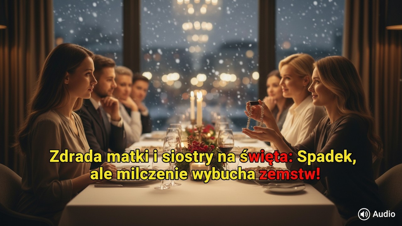 Matka ogłasza na wigilijnej kolacji, że cały spadek idzie do starszej siostry, a młodsza dostaje...