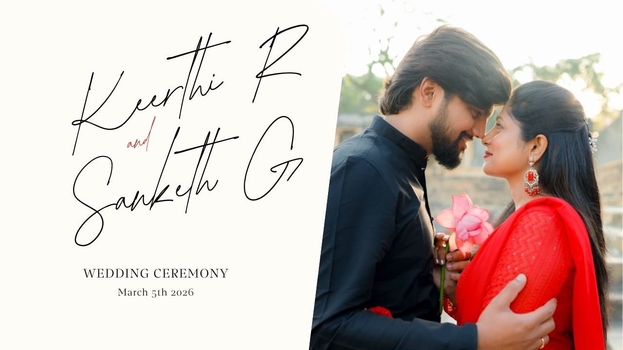 Keerthi R & Sanketh G | Muhurtham | 5th March 2026
