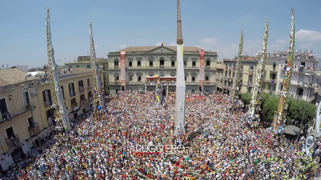 Festa dei Gigli Nola - Sarto 2017 Piazza Duomo - Paranza Pollicino