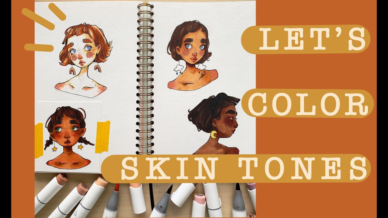 How to Color Skin Tones with the Ohuhu Marker Skin Tone Pack ✨