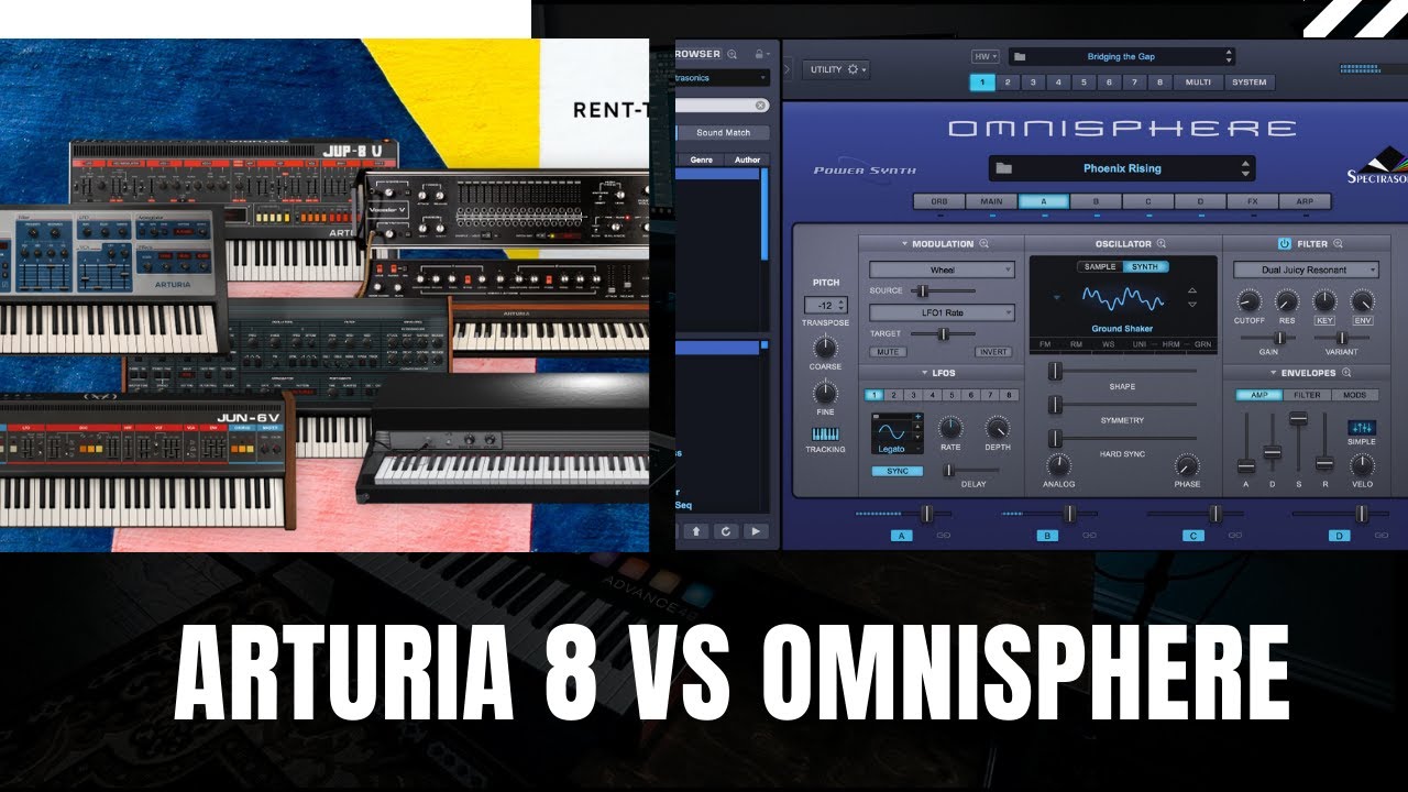 ARTURIA V 8 VS OMNISPHERE 2