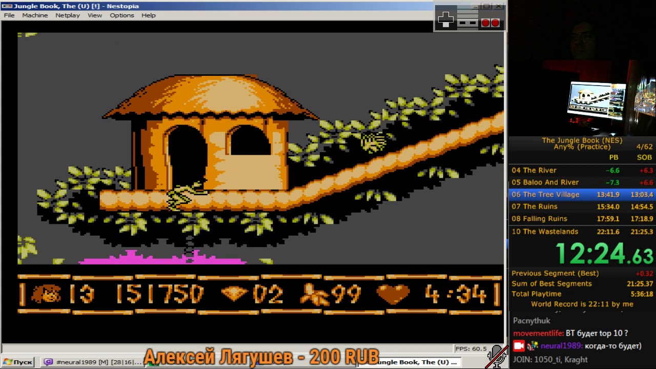 The Jungle Book (World Record in 21:51 Any% Practice SpeedRun)