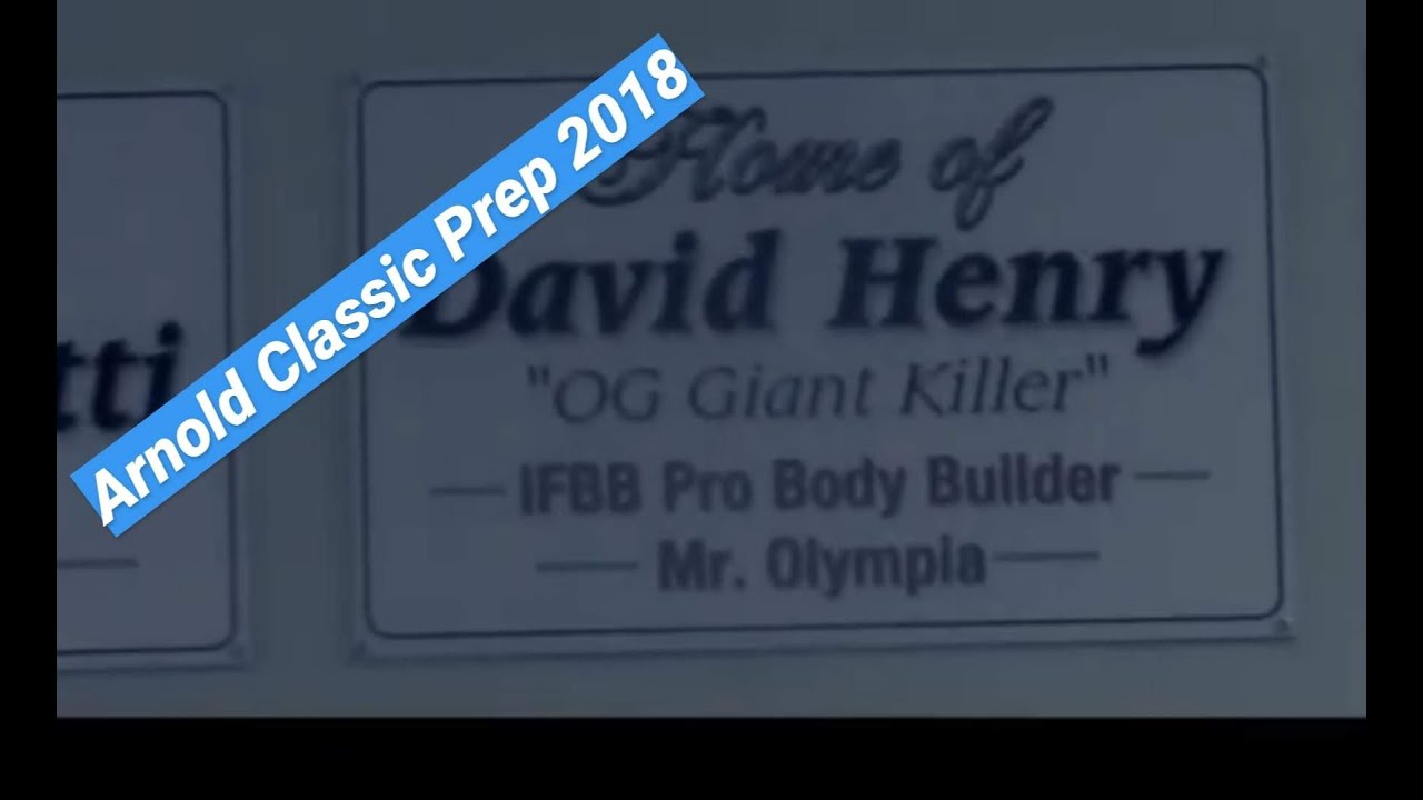 ARNOLD CLASSIC 2018 prep
