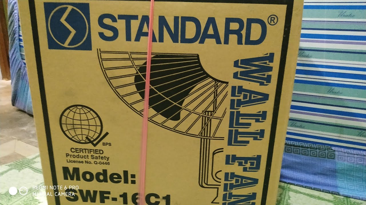 Standard Wall Fan SWF-16C1 UNBOXING!
