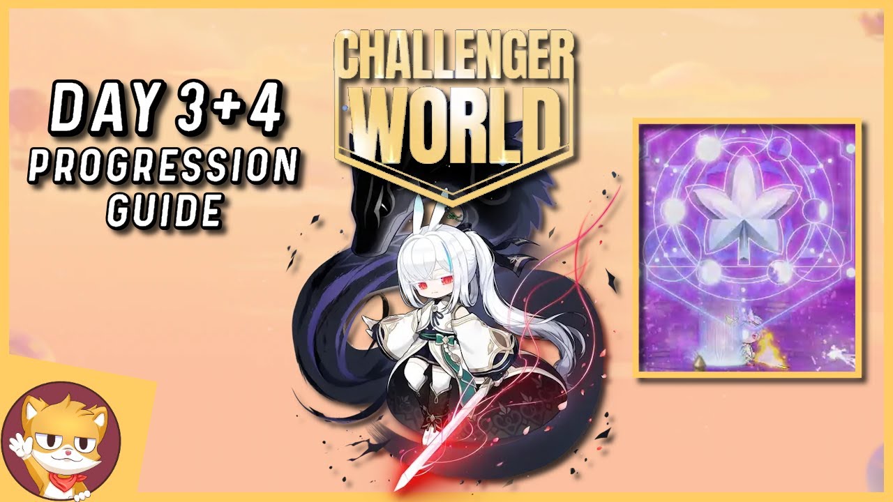 ДЕНЬ 3 И 4 | Следуйте за прогрессом Challenger World | Класс Ren | Руководство MapleStory | GMS