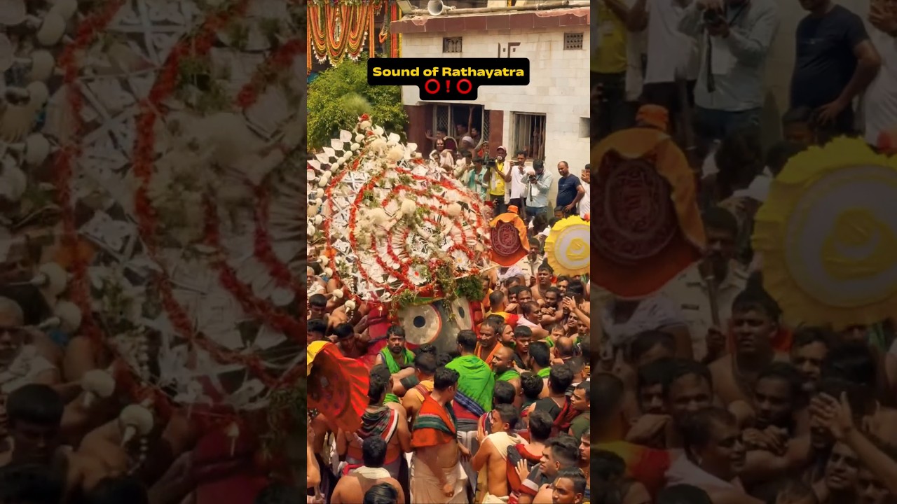 The Divine Sound of Rath Yatra 🔥 Jai Jagannath 🙏 | Puri Rath Yatra 2026 | Goosebumps Moment #shorts