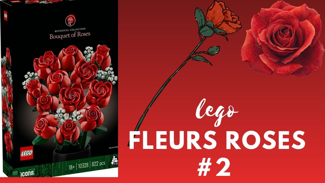 LEGO fleurs Roses partie 2