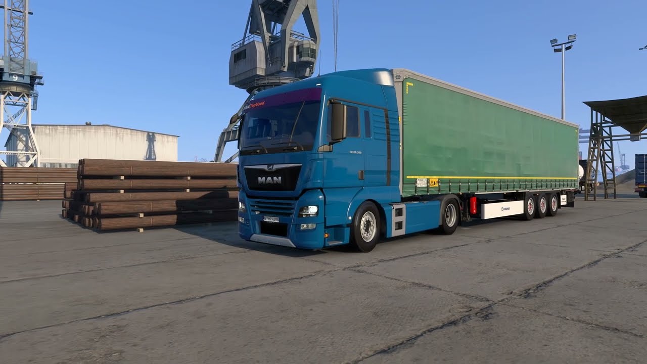 MAN TGX Euro 6 - Euro Truck Simulator 2 | ETS2 1.50 | 4K Gameplay