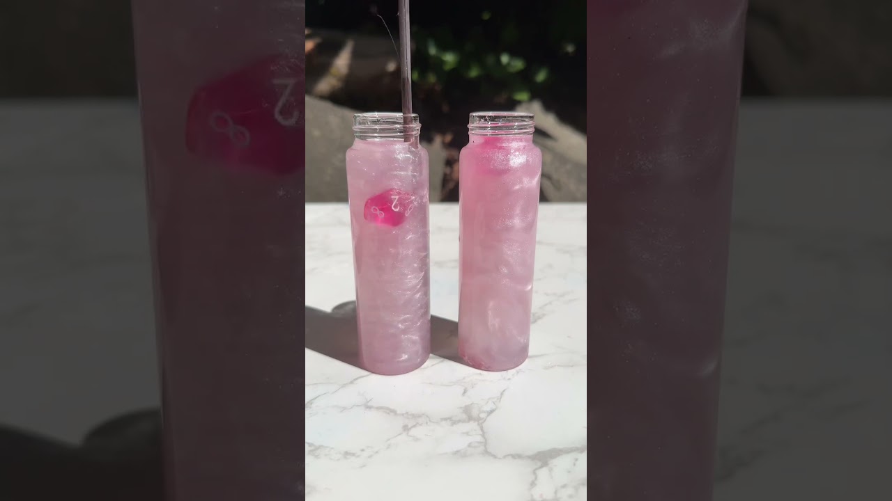 Making my Cherry Blossom dice potion! #potion #potioncraft #dice #dnd #ttrpg #dicegoblin #dnd5e