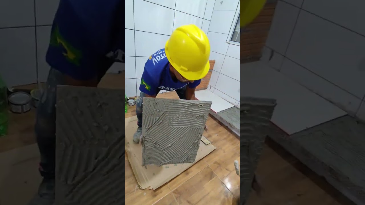 gabinete impermeável a água para pia de cozinha feito com porcelanato e tijolo bahiano