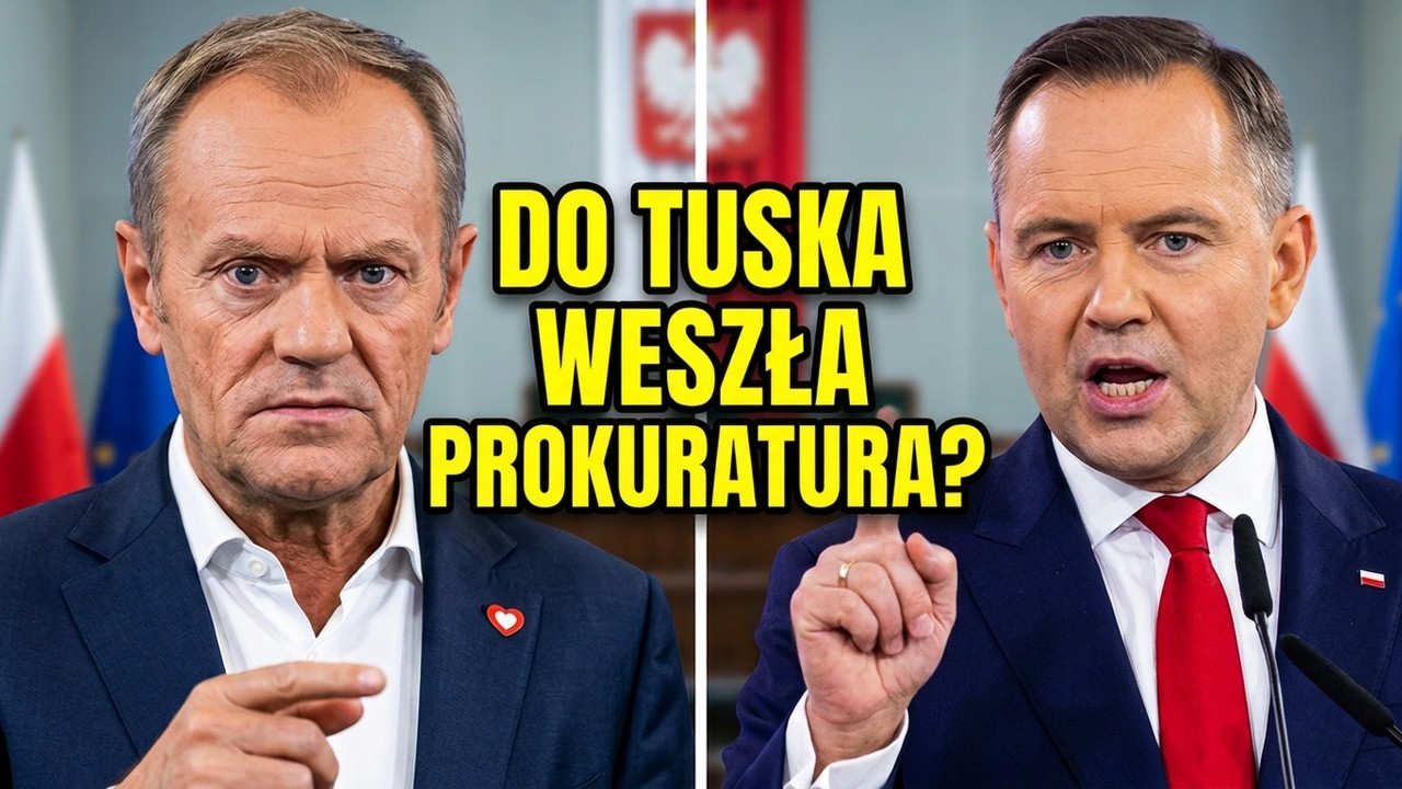 DO TUSKA WESZŁA PROKURATURA! A TRUMP WYBRAŁ NAWROCKIEGO!