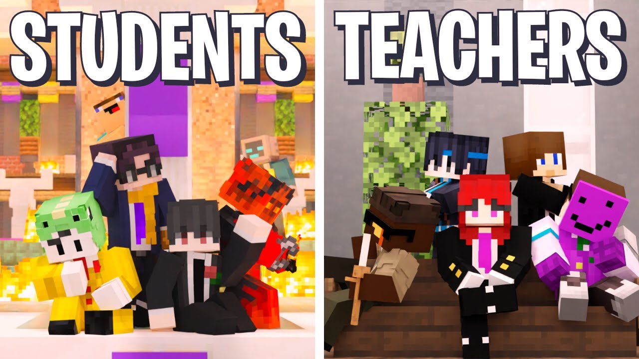 200 Players Simulate High School In Minecraft!