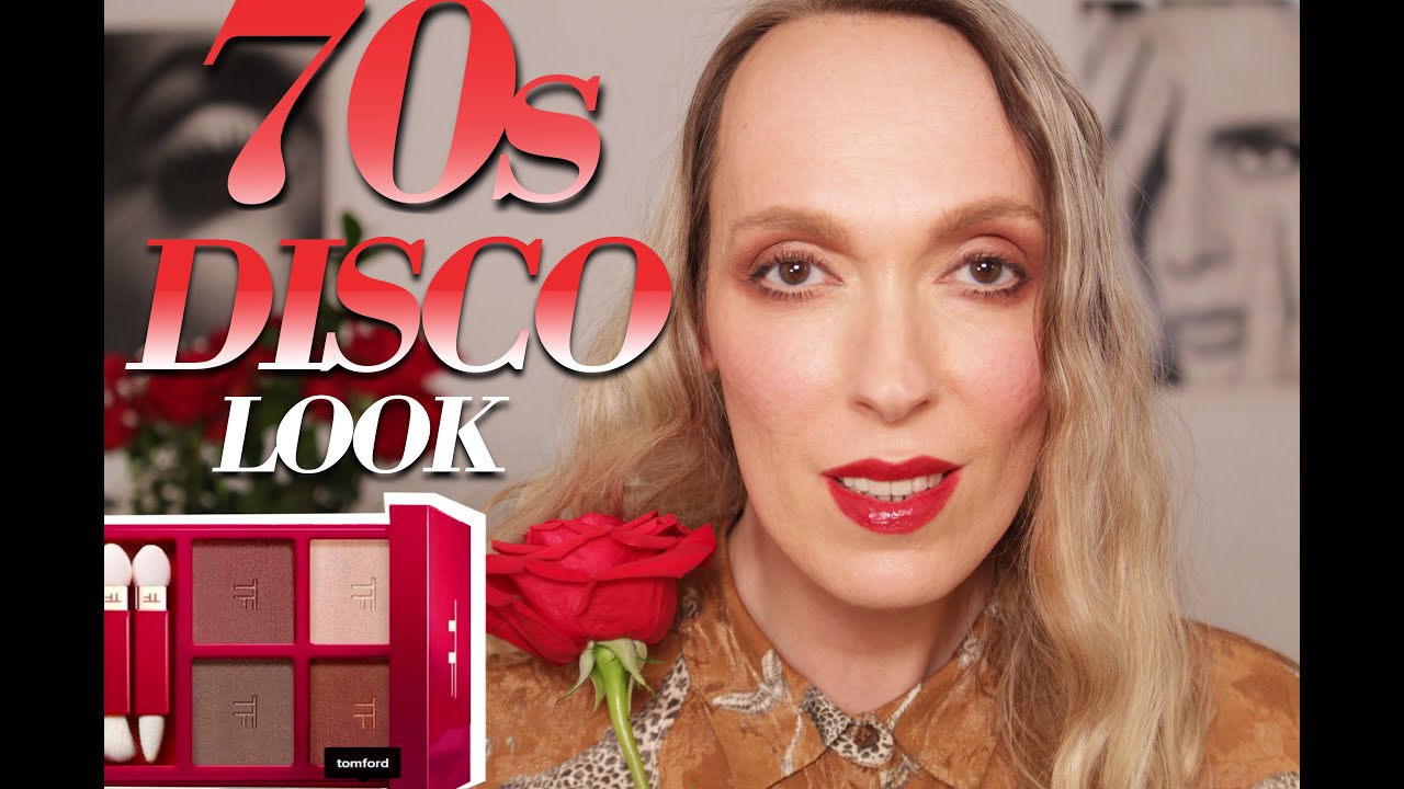 70S DISCO GLAM MAKEUP TUTORIAL - ROUND EYE TUTORIAL