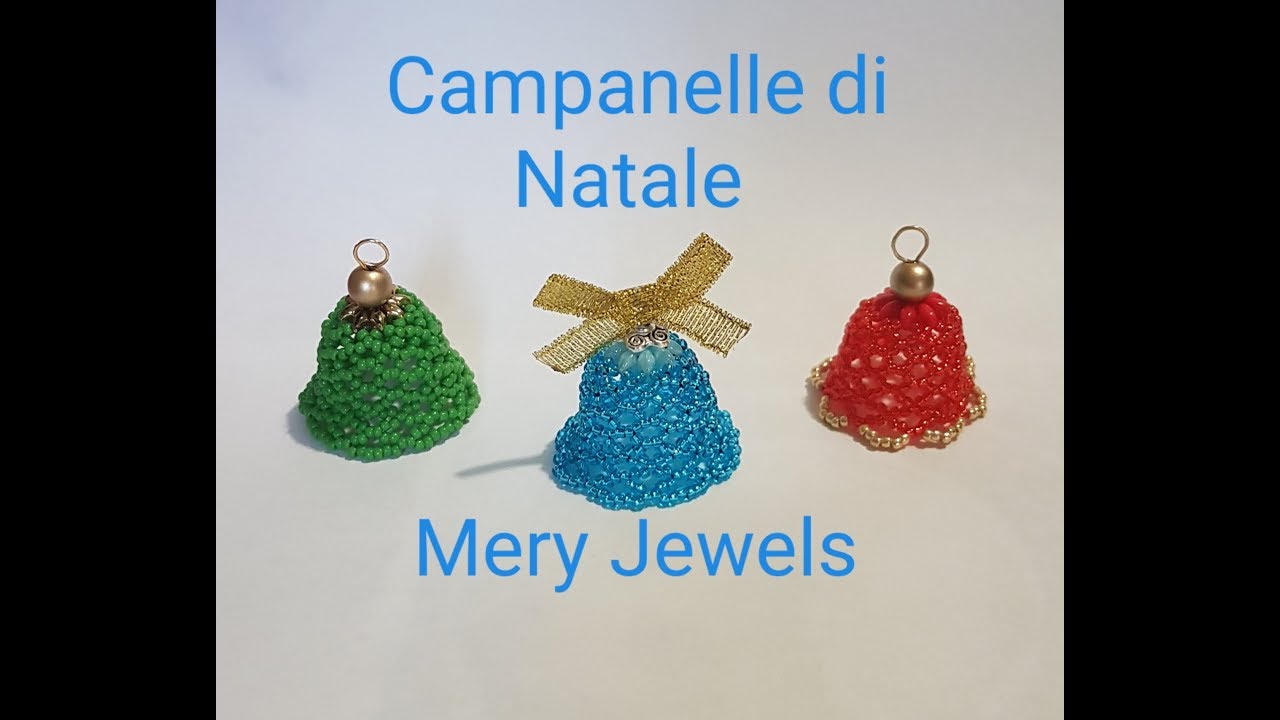 Tutorial Campanellina di Natale con rocailles e superduo