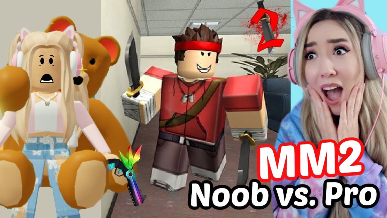 SPIELE ❌ niemals MURDER MYSTERY 2 auf ROBLOX als NOOB vs. PRO #1 (escape & survive the KILLER)