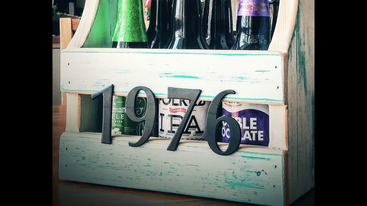 Pallet Wood Beer Tote #2