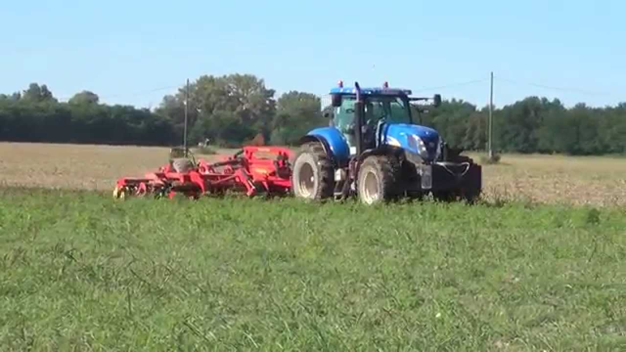 New Holland T7040 AC & Väderstad Carrier XL 625