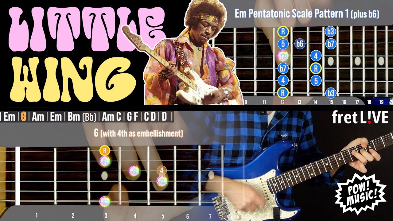 Little Wing by Jimi Hendrix COMPLETE SONG Note for Note Lesson & Cover! (Guitar Tutorial)