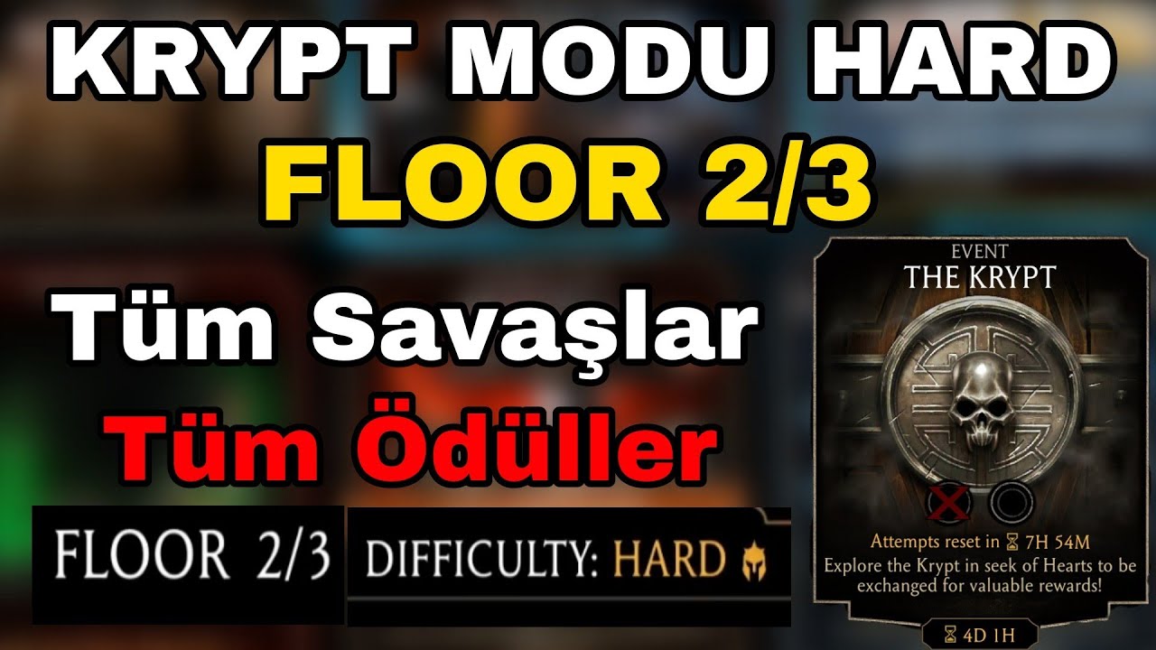 Krypt Modu Hard Floor 2/3 | Usta Epic ver Usta | Mk Mobile