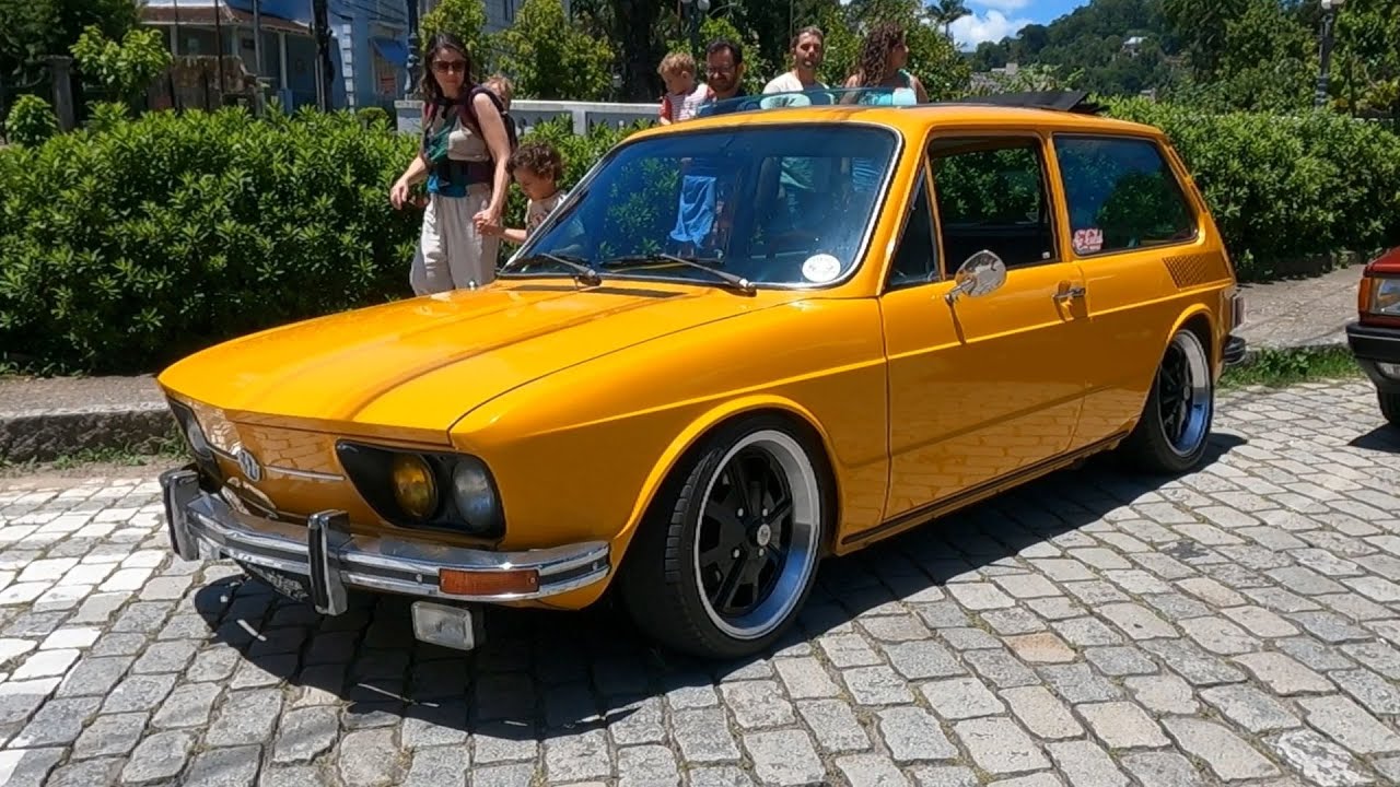 VW BRASILIA 1974 - AMARELO SAFARI
