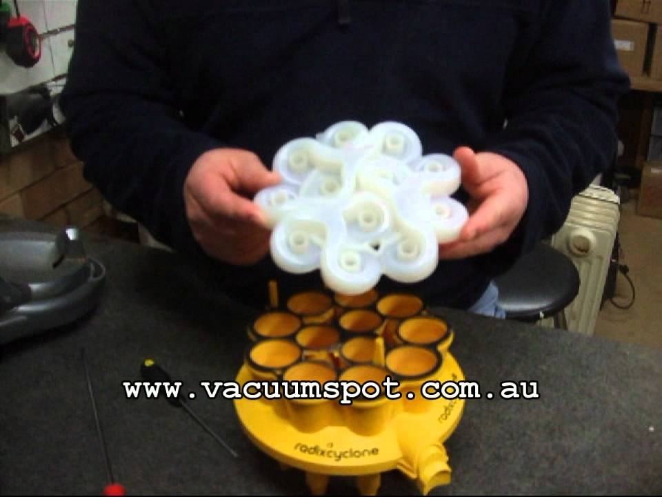 How to pull apart and clean a Dyson DC08 radix assembly