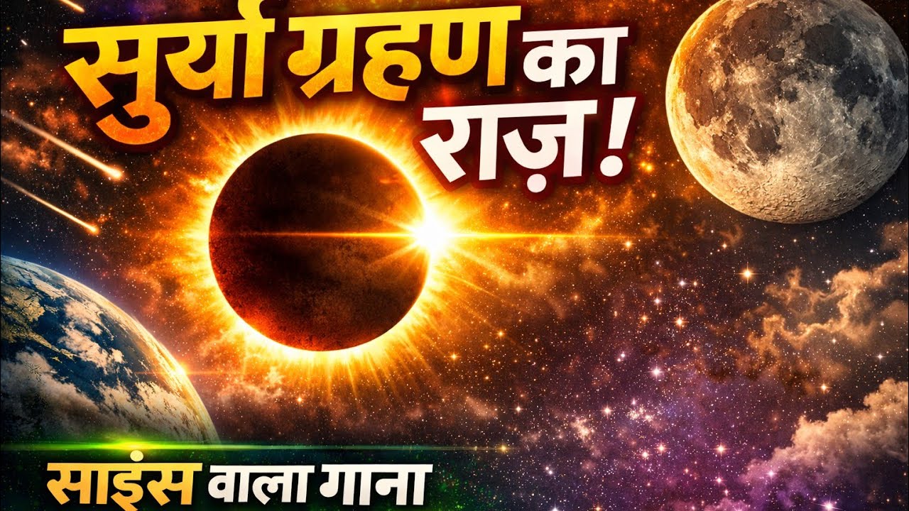 सूर्य ग्रहण का राज़!  एकदम शानदार साइंस सॉन्ग #सूर्यग्रहण #SolarEclipse #ScienceSong #viralvideo