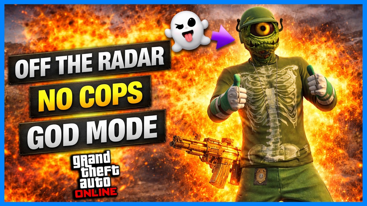 OFF THE RADAR + NO COPS + GOD MODE GLITCH! 😳