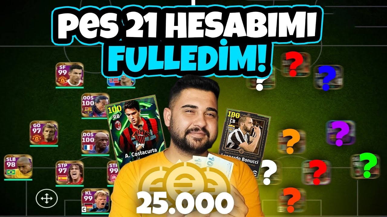 PES 21 HESABIMA 25.000 MYCLUP YATIRIP FULLEDİM! 🔥 RK MADRID! eFootball Mobile 2026