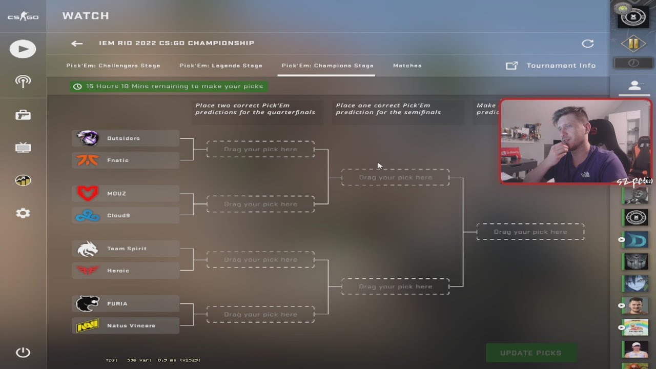 SZPERO PICK'EM - IEM RIO 2022 - CHAMPIONS STAGE