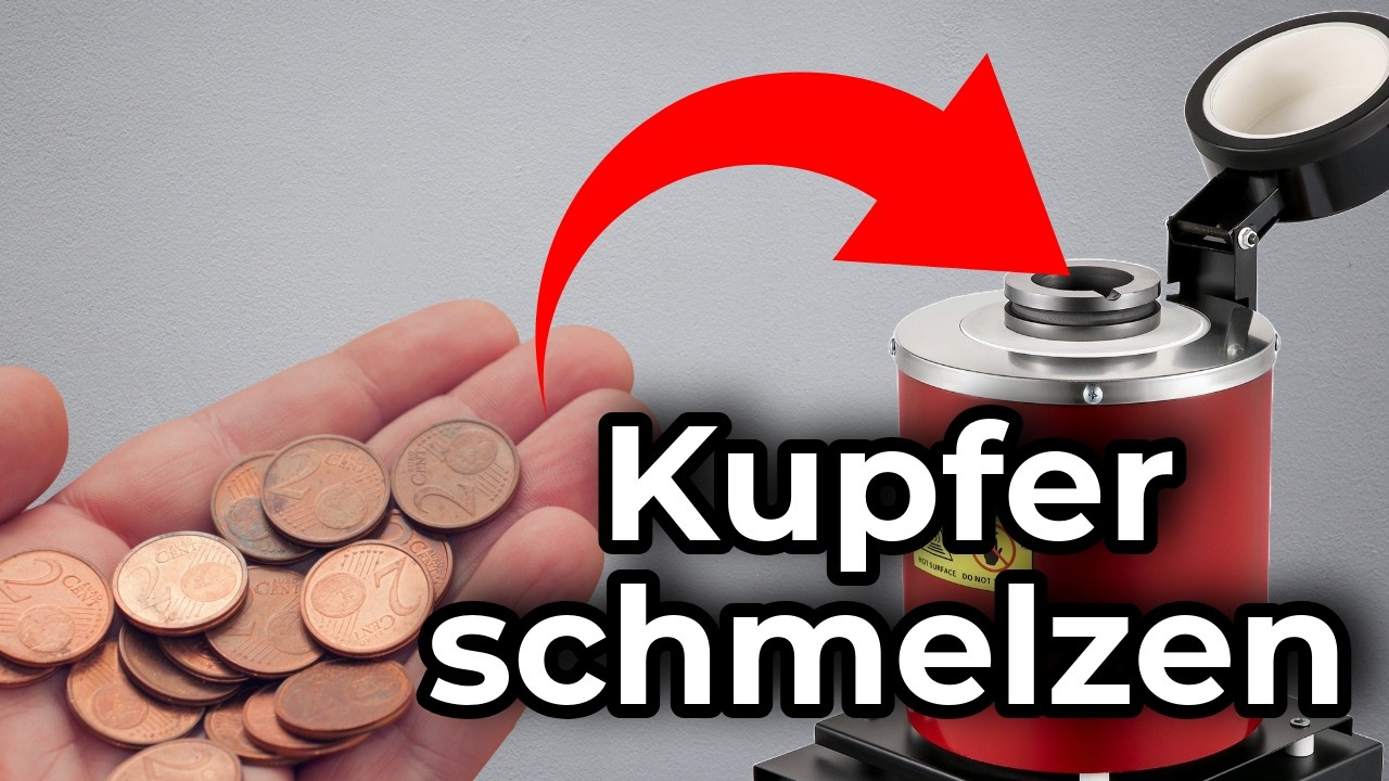 Kupfer schmelzen - Vevor Schmelzofen - Experiment | ImmoTrainer Hauswart Wetzikon