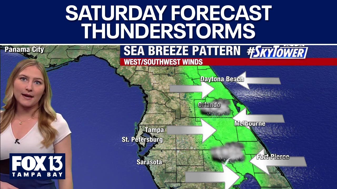 Tampa weather | Storms throughout the day Saturday