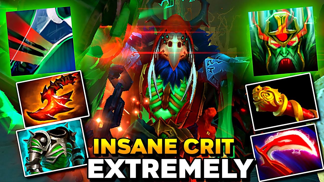 Чрезвычайно безумный крит Wraith King 100% физический урон Мощный безумный &mdash; Dota 2