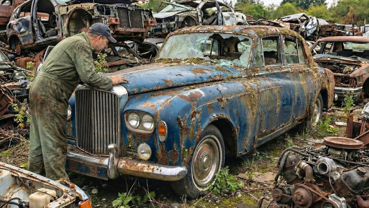 ASMR CAR RESTORATION! 1963 BENTLEY S3 CONTINENTAL: DE MUITA FERRUGEM A NOVO DE VITRINE EM 4K FULL!!!