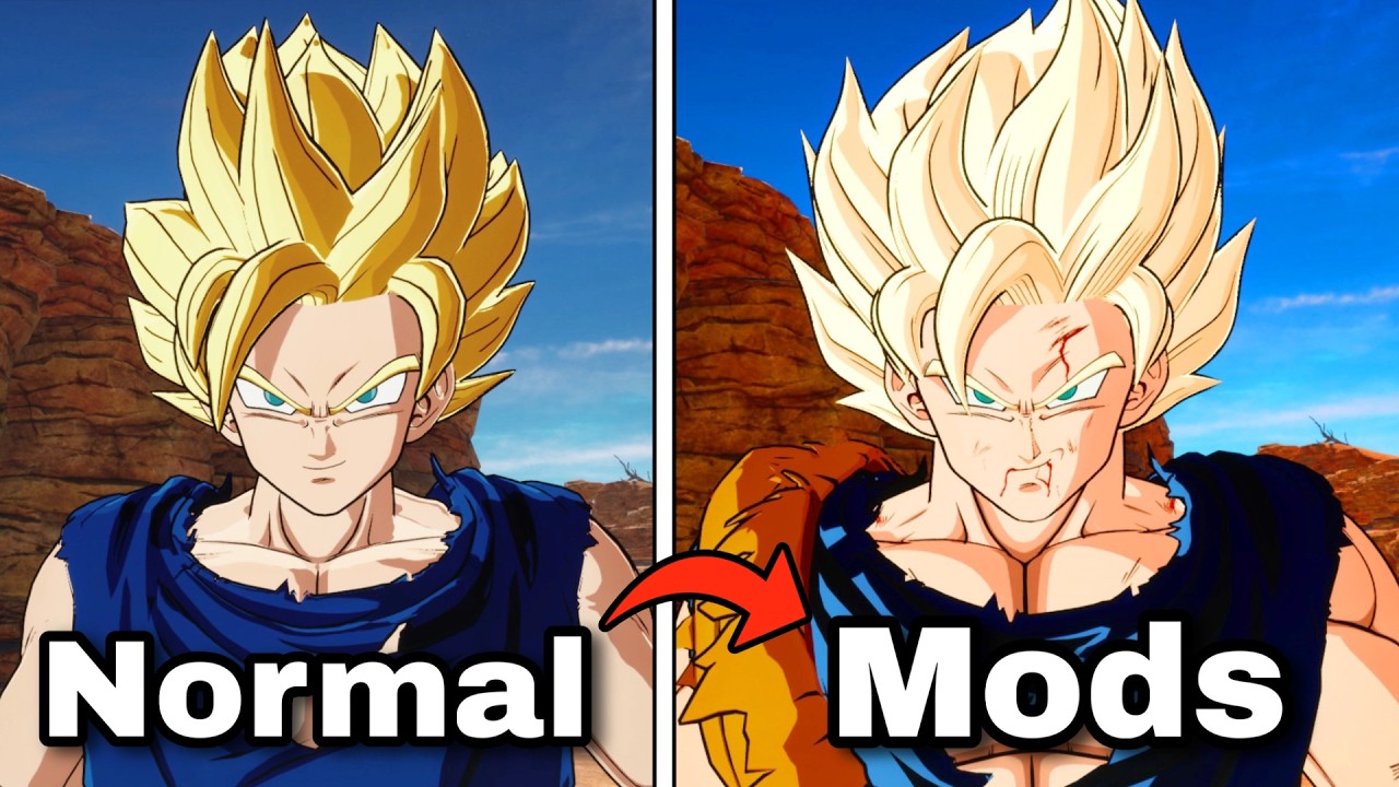 Официальные игры Dragon Ball против модов!