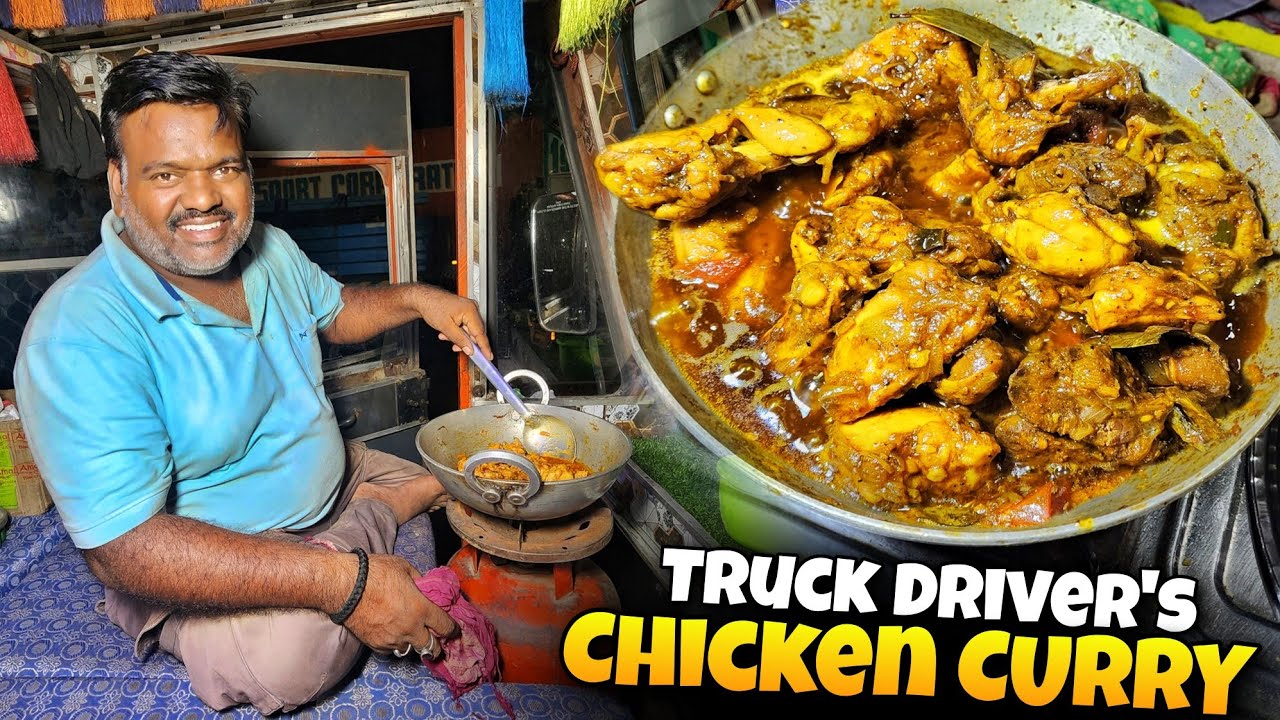 Best Truck Driver Recipe Of Chicken Curry 😍 || Papa Ko Crab Khane Ka Man Hai || #vlog