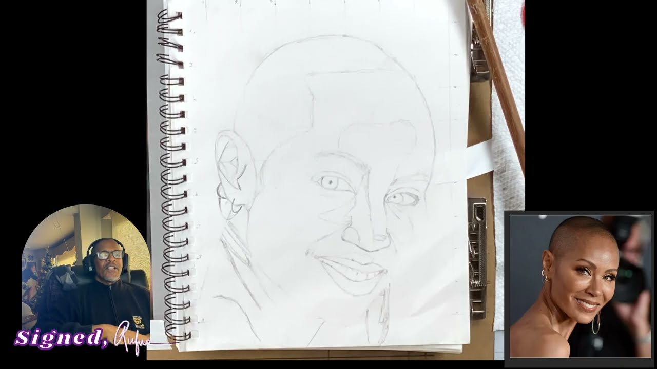 Charcoal Skin Texturing Technique Study Session One