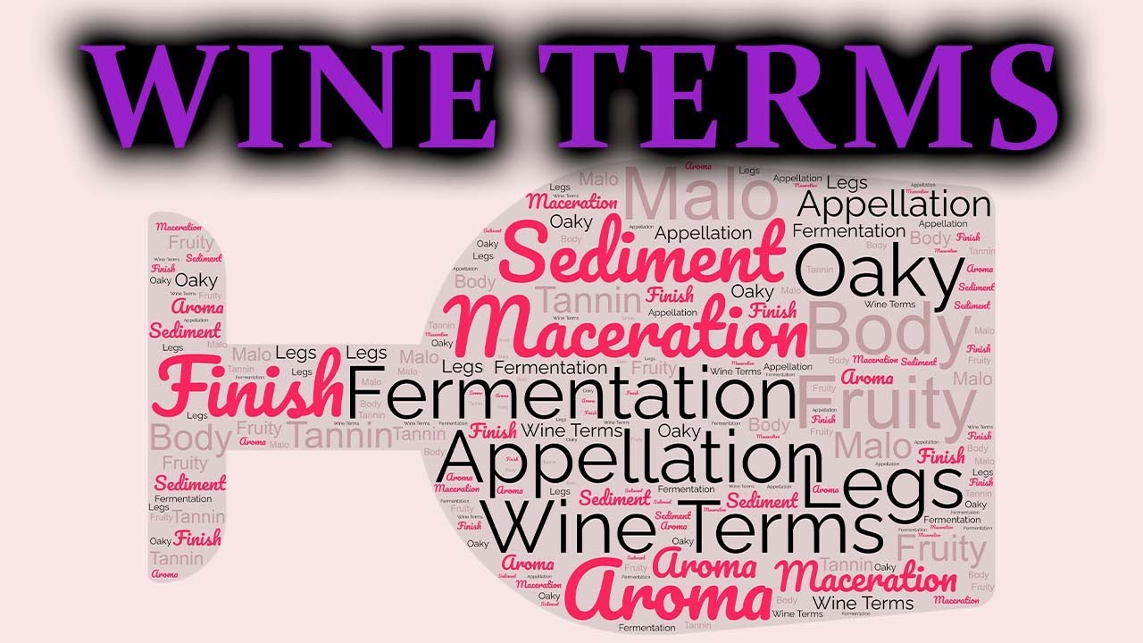 Wine Terms &ndash; Descriptors of Wine