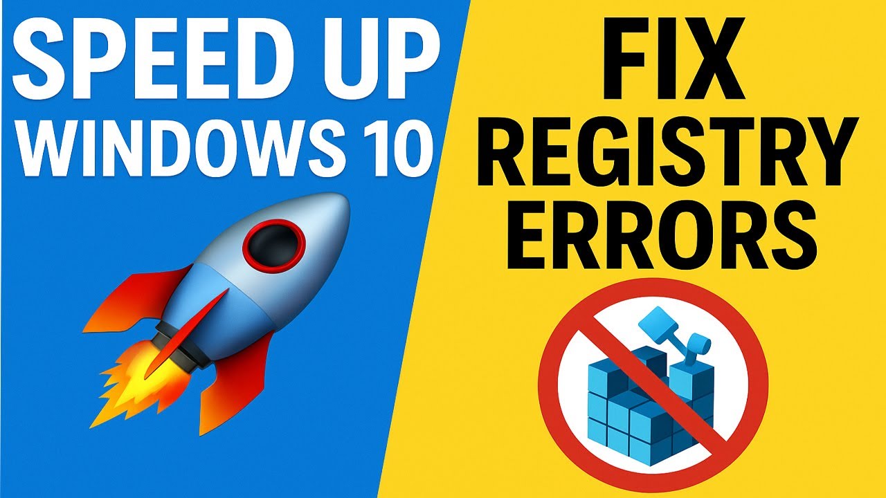 How to Clean Windows 10 Registry Safely (2025) | Speed Up Your PC | 100% Free & Safe 3 Tips