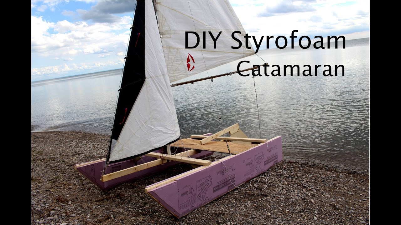 DIY Styrofoam Sailboat (Full tutorial)