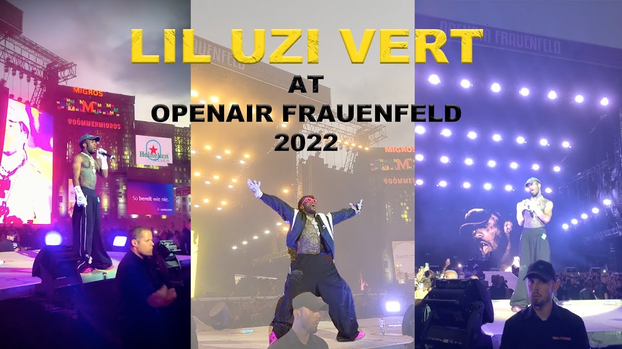 front row LIL UZI VERT at OPENAIR FRAUENFELD 2022